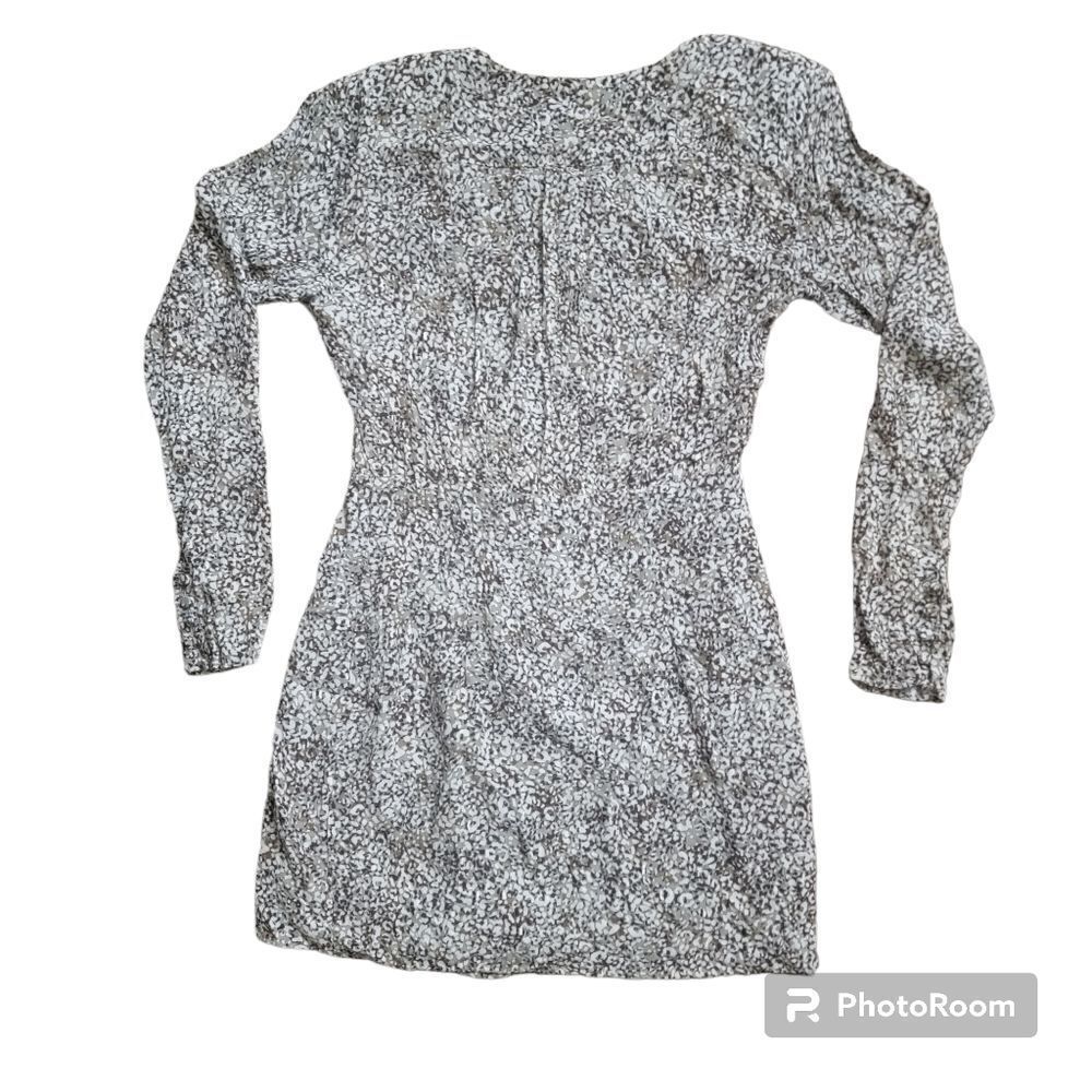 Zara Button Front Animal Print Mini Dress. Size S. - Picture 7 of 11